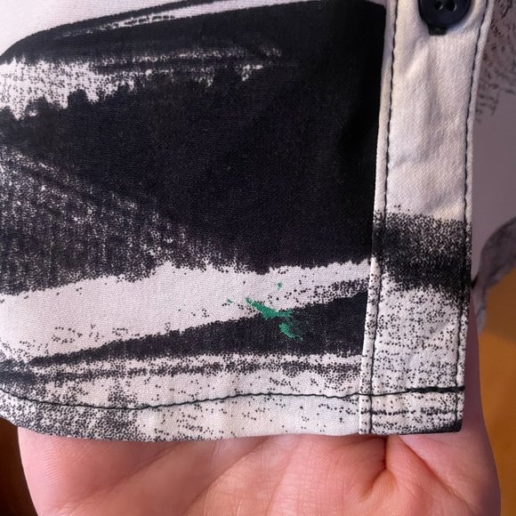 JDY Shirt Dress Black and White sz. 34 - Picture 9 of 11